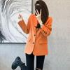 Suit Jacket Women's Spring Temperament Korean Version of The Wild Small Commuter Khaki Suit Jacket Women