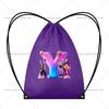 KPop Demon Hunters Bundle Pocket Drawstring Backpack Youth Fashion Large Capacity Sport Bag Cartoon Gift Bags Cycling Knapsack Kid Friendly