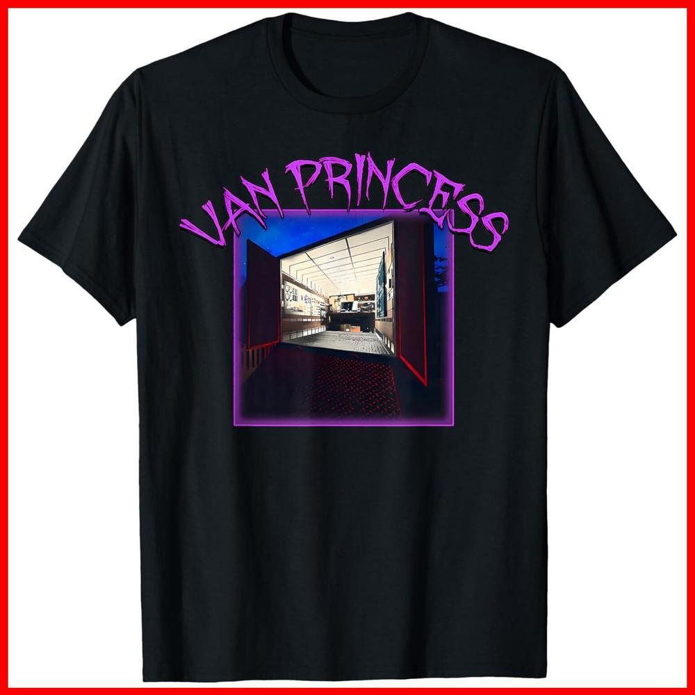 Van Princess Phasmophobias Logo Black Cotton T-Shirt Unisex T-Shirt XXL