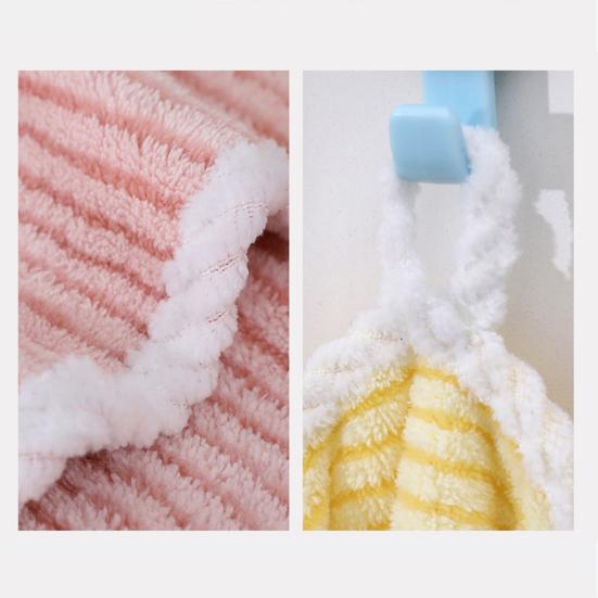 Soft Microfiber Children's Towel with Exquisite Lanyard Absorbent Non-Linting Quick-drying Bath Towel