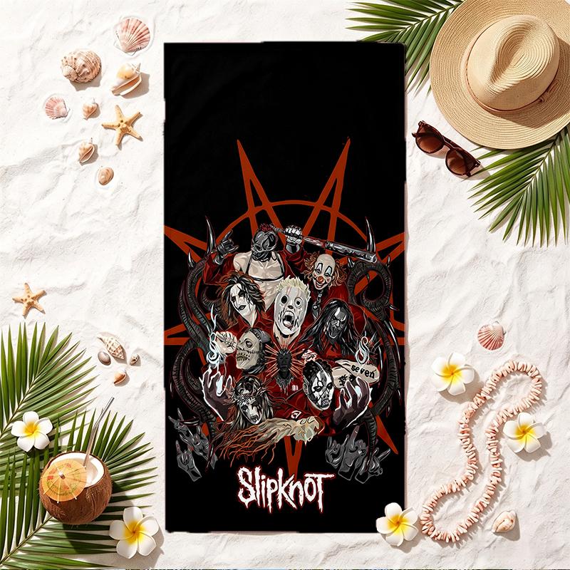 Slipknot Soft Beach Towel Stylish Beach Pool Towel for Summer Seaside Vacation Travel
