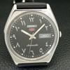 SEIKO 5 AUTOMATIC VINTAGE 6309A JAPAN MENS ARABIC BLACK DIAL WATCH a702656-1