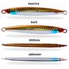 3D Fast Drawing Sea Fishing Lure with Hook Boat Fishing for Drifting Mackerel Hook, Long Throw Speed Sinking Iron Plate Fishing Gear