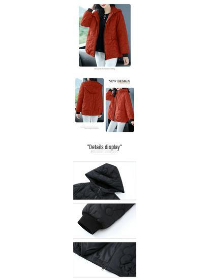 Trendy Warm Cotton Coat for Autumn/Winter 2025 - Plus Size Women's Short Jacket