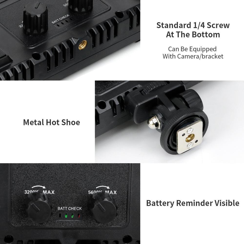 40W Led Video Light Panel 3300K-5600K EU Plug Photography Studio Lighting For Photo Video Shooting Youtube Camera Fill Lamp