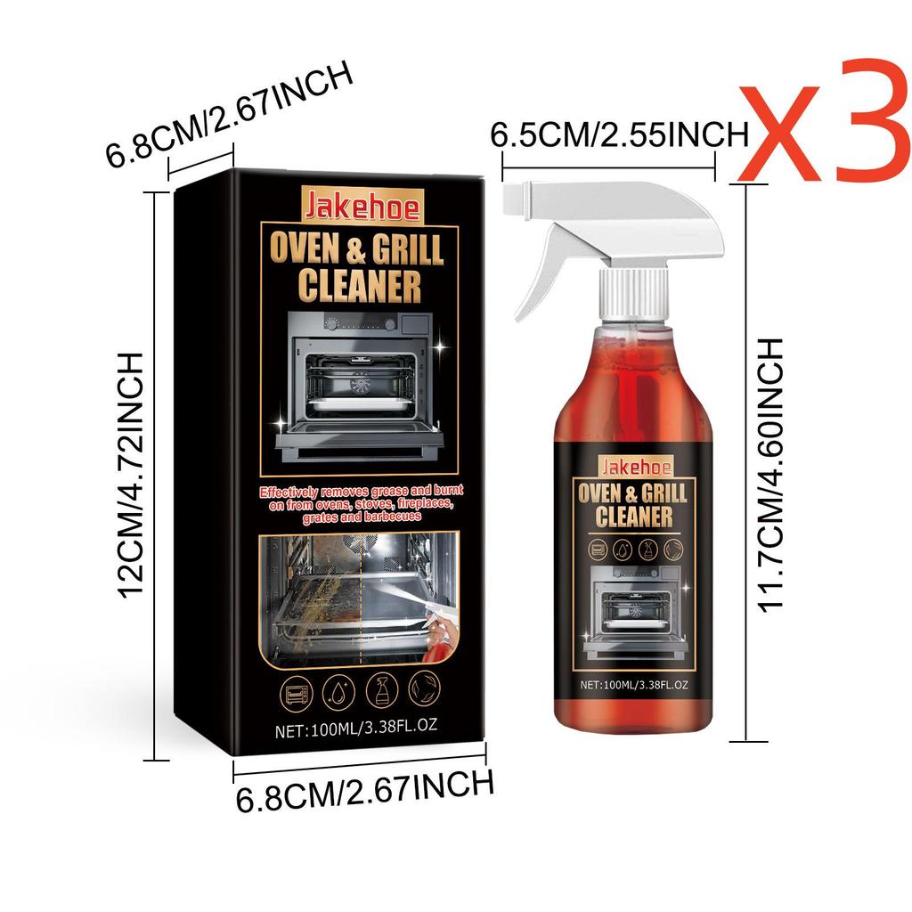 Stove Oven Foam Cleaner Quick Cleaning Inner Wall Dirt Grill Oil Stains Food Residues Unpleasant Odour Grease Stove Oven Cleaner