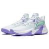 Li Ning Light Speed 1.0 Basketball Shoes Men's Low top Gray/Purple/Green ABAS041-1