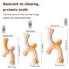 Factory-Direct Eco-Friendly Unbreakable Nylon Rubber Dog Chew Toy Molar Stick Designed for Medium to Large Dogs Powerful Chewers