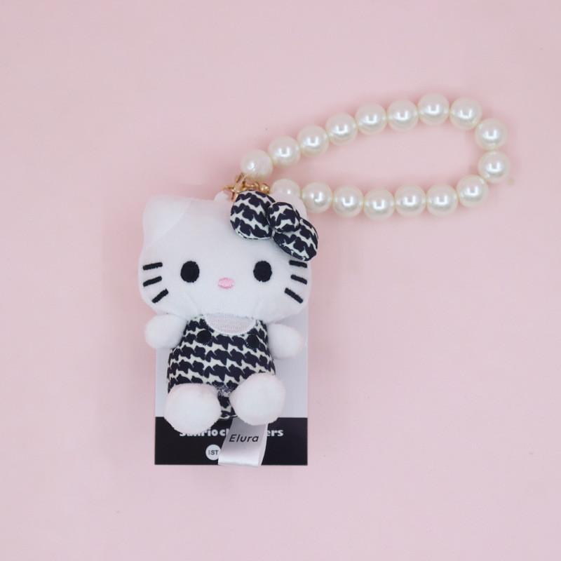 

Hello Kitty Plush Keychain With Cartoon Animal Design For Bags And Gifts Pearl Bird