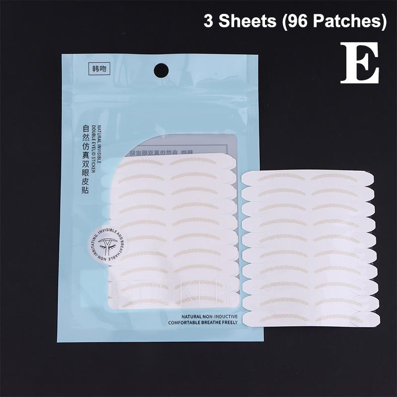 

60/100/120 Patches Double Eyelid Stickers With Handle Natural Invisible And Long-lasting Shaping Big Eye Beauty Tapes Tool