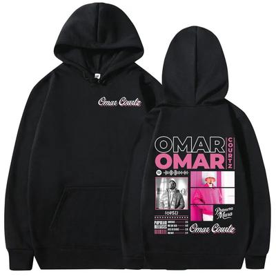 Omar Courtz Primera Musa Album Tour Merch Bluzy Męskie Damskie Odzież Modne Bluzy z Kapturem Hip Hop Oversize Bluzy