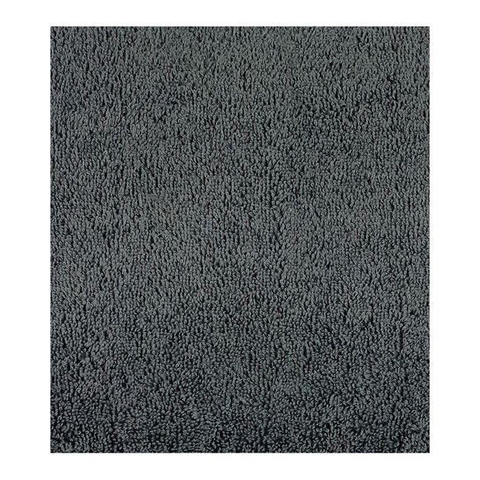 Tapis de bain "Soft" 50 x 80 cm 100% Coton Peigné / 1000 gr/m² - Soft Gris Anthracite