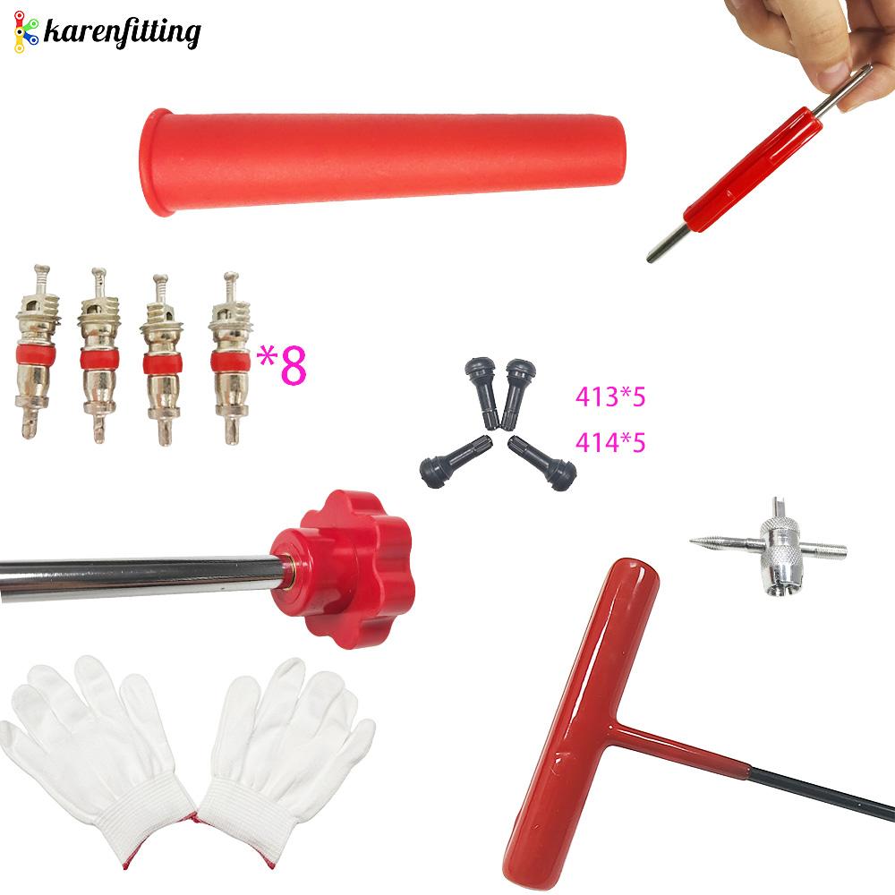 23pcs Metal Tire Car Puller Wheel Remover with T-Hook Hand-Power Installer Tool Kit Customizable for Motorcycle Accessories