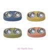 Double Dog Bowl Pet Feeding Station Stainless Steel Water and Food Bowls with Stand for Cats Puppies Small Dogs Pet Supplies