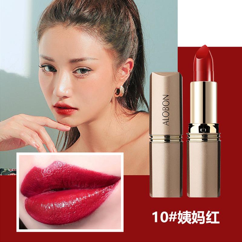 Makeup Lipstick Waterproof Matte 24 Hours Long Lasting Red Lipsticks Resistant Rose Lip Tint Velvet Cosmetic Women Non-Stick Cup