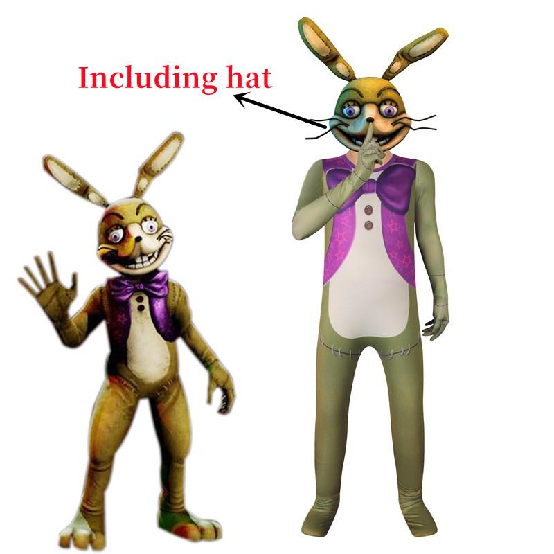 

At Nights Five Freddys Cosplay Halloween Party Childrens Jumpsuit Tights 120