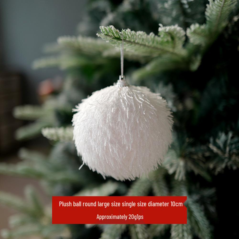 DIY Painted Foam Christmas Ornament: Snowflake & Irregular Pompon Balls