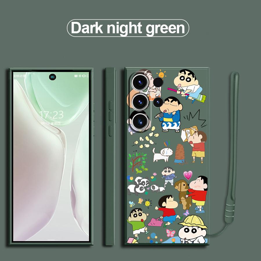 

Cartoon Crayon Shin-chan Case for Samsung Galaxy S25 S23 S20 FE S21 Plus Note 20 10 Ultra S22 S24 Ultra S25Edge Phone Cover Galaxy S20 Ultra