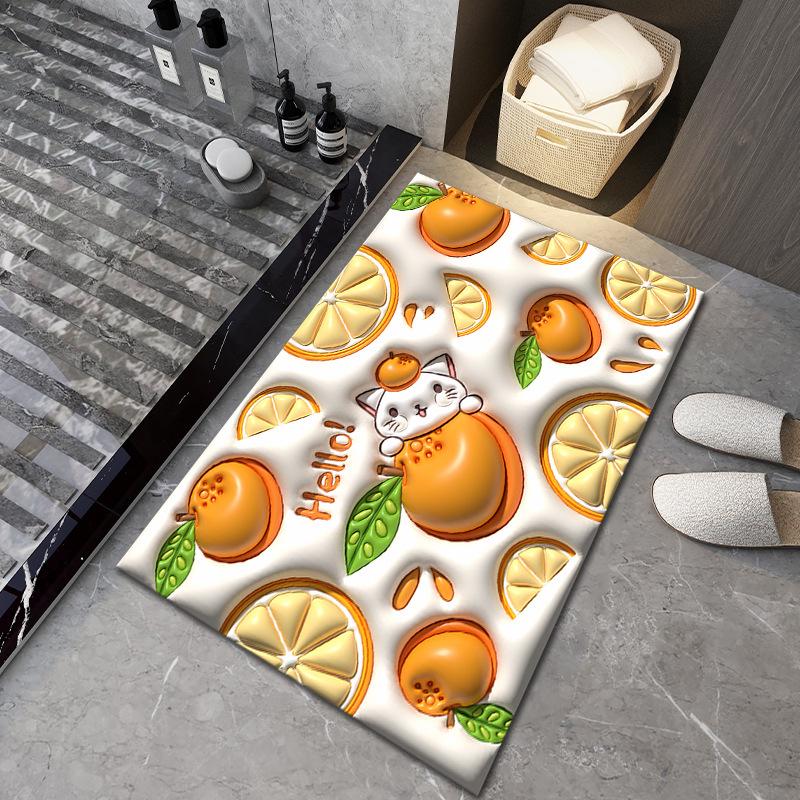 Diatomaceous Earth Quick-Dry Anti-Slip Bath Mat – Easy-Clean, Dirt-Resistant