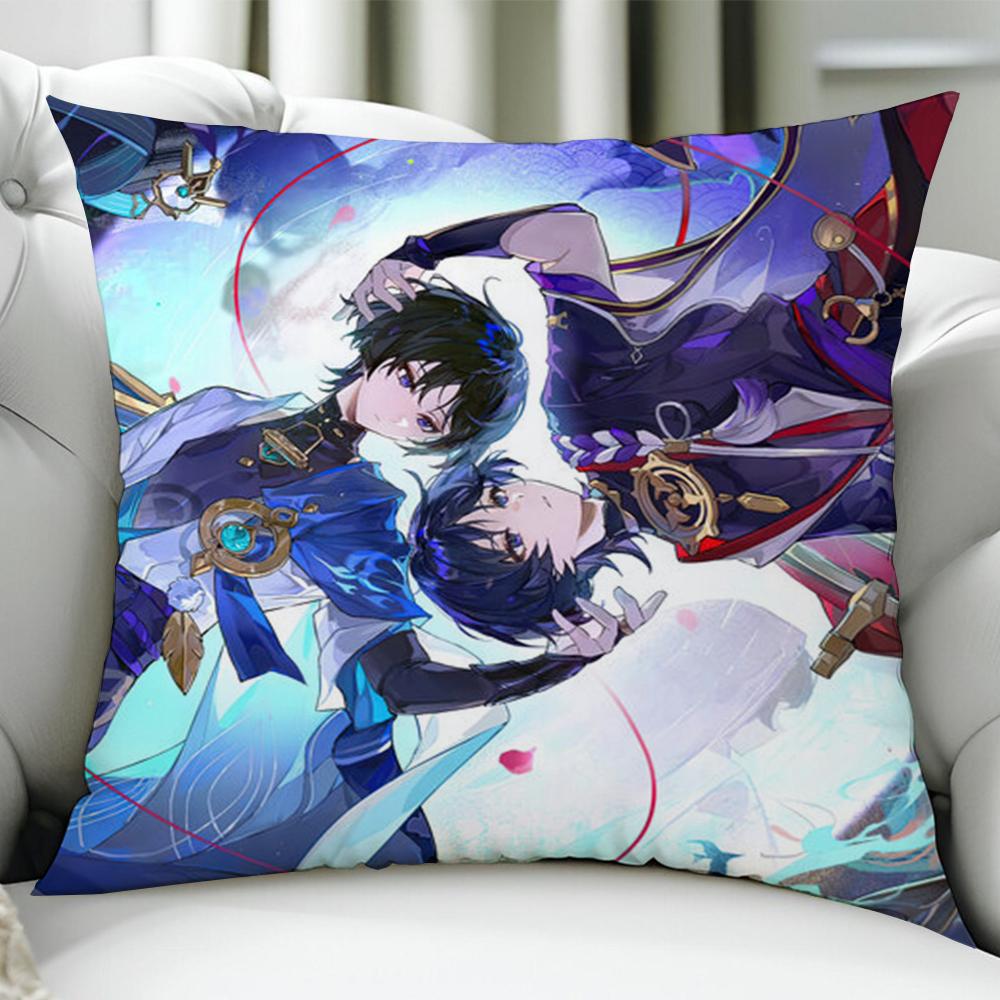 Scaramouche Game Cushion Cover Birthday Anniversary Gifts Double Sided Printed Zipper Cushion Cover Soft Skin Bedding