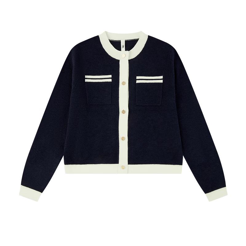 Jordan Women's Elegant Color-Block Cardigan Sweater