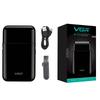 VGR Portable USB Rechargeable Mini Men's Shaver Electric Hair Clipper Reciprocating Blade Deep Cleaning Shaver Home Razor  Long-lasting V-390