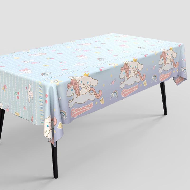 Rectangular Disposable Tablecloth for Birthday Parties & Outdoor Events