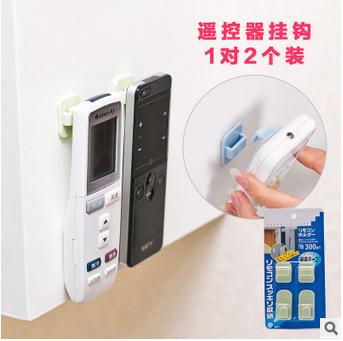Adhesive Remote Control Holder Hooks Wall Mounted Storage Clips for Organizing Small Electronic Devices and Accessories Easy Installation