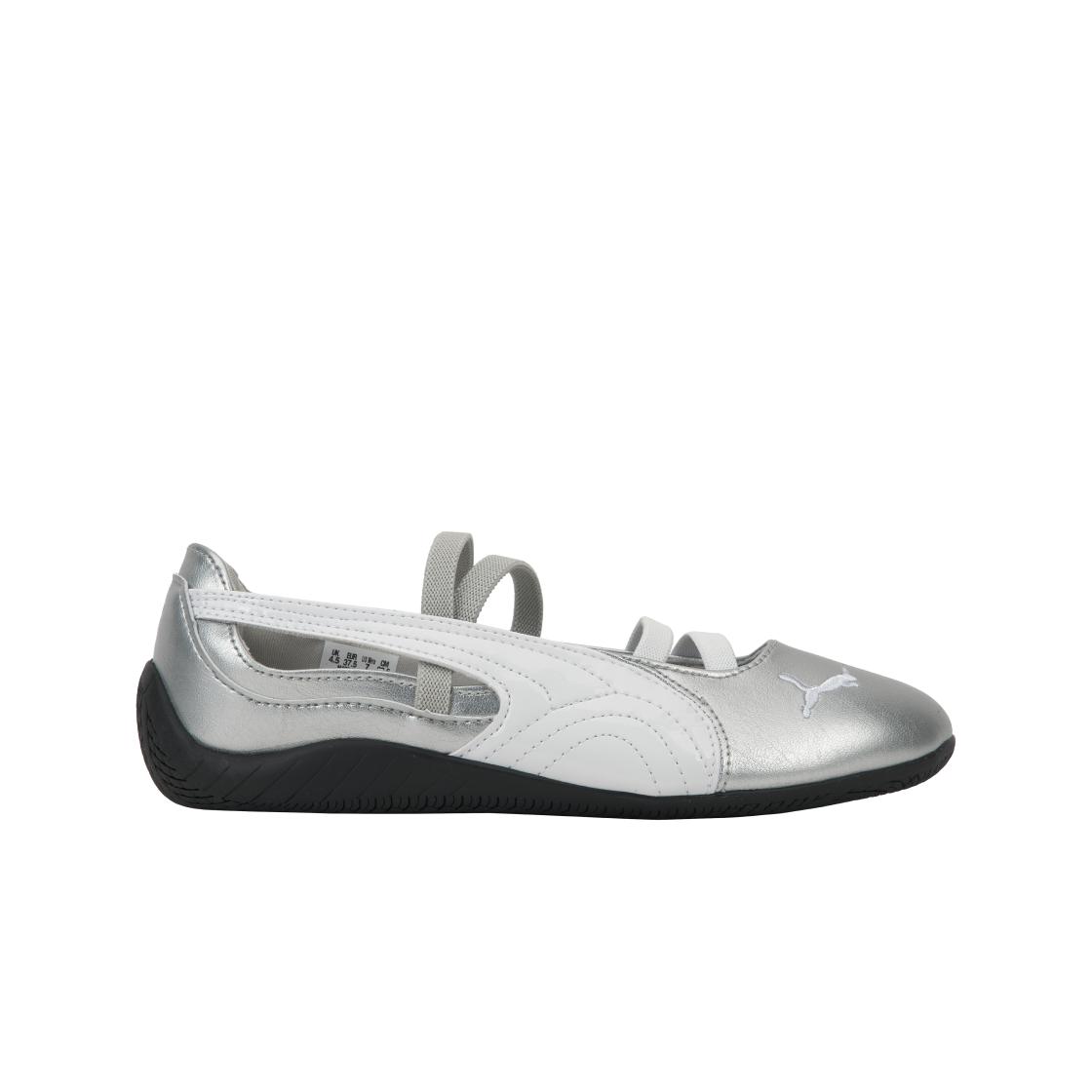 Puma Speedcat Ballet Metallic - Серебристые Женские Кроссовки Белые 401581-01 38