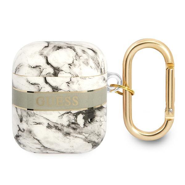 Guess Gua2Hchmag Airpods 1/2 Coverszary/Grey Marble Strap Collection