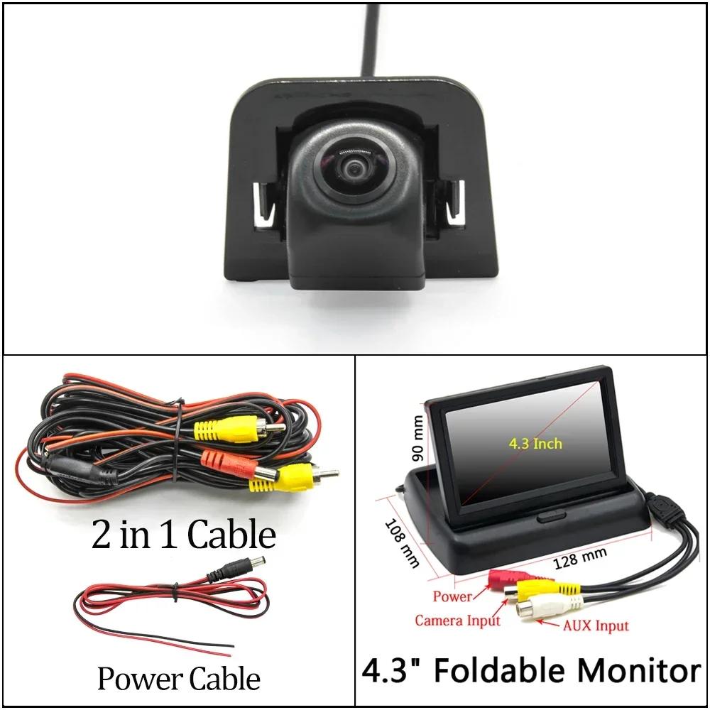 Owtosin HD 1280*720 Fisheye Rear View Camera For Toyota Prius/Prius Alpha 2009 2010 2011 2012 2013 2014 2015 Car Reserve Monitor