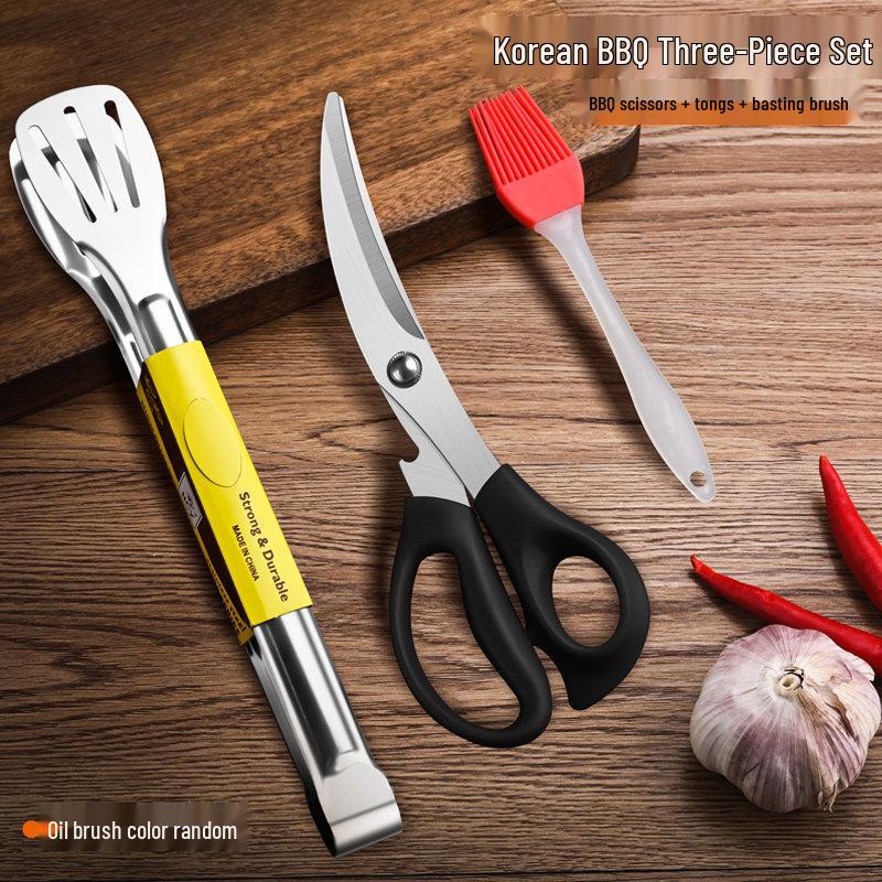 German-Style Commercial Kitchen Shears: Heavy-Duty Bone-Cutting and Multi-Use Food Scissors