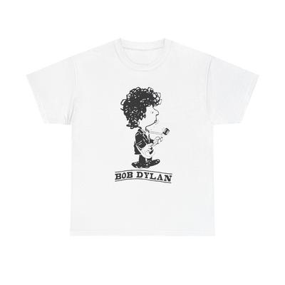 Bob Dylan Grafik T-Shirt Vintage Rock Blue Grass Retro Unisex Schweres Baumwoll-Tee