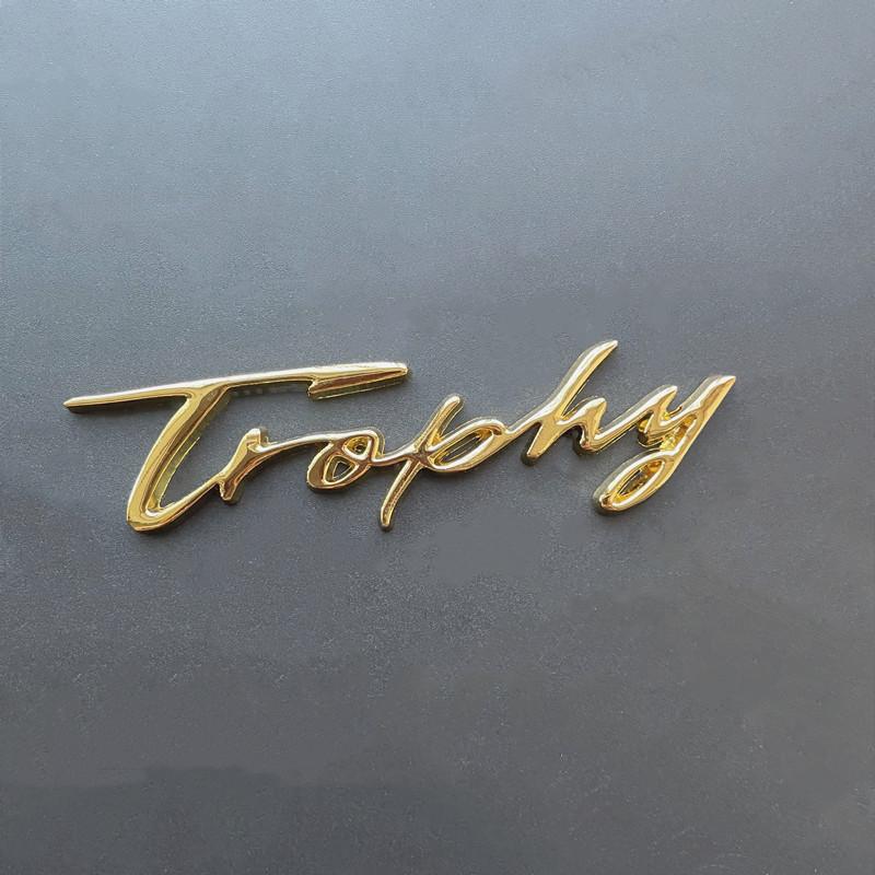 3D Metal Trophy Letters Logo Emblem Trunk Badge Auto Decals Rear Side Stickers For MG 6 Morris 3 ZS ZT GS TF GT ZR TF WW31