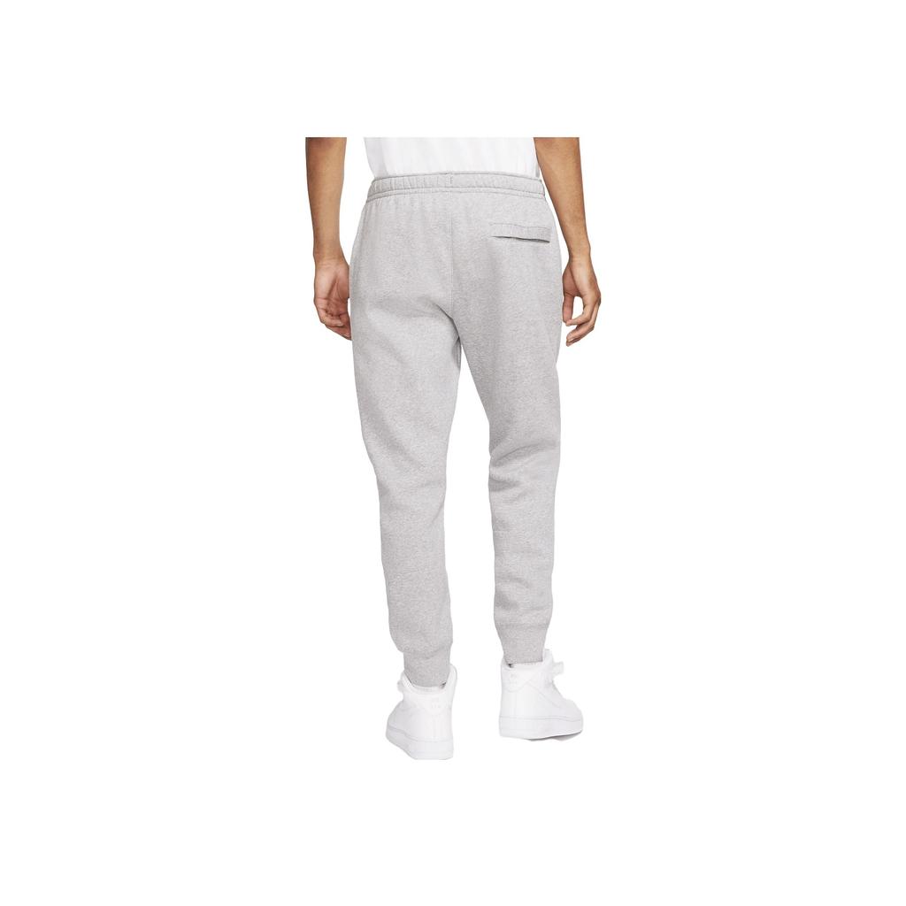 Nike Sportswear Club Fleece Joggers Dark Grey Heather/Matte Silver/White Men Streetwear BV2671-063