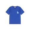 MLB Basic Logo Back Print Dopamine Crew Neck Short Sleeve T-Shirt Unisex T-Shirts Blue 3ATS03023-07BLD