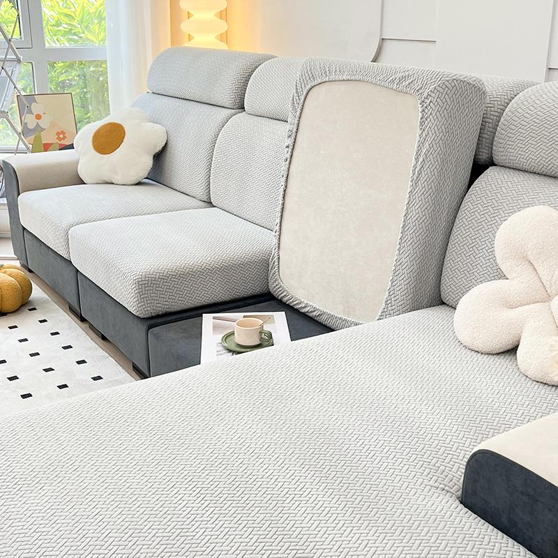 

Жаккардовый чехол на подушку дивана, эластичный чехол на сиденье дивана, чехлы на диван для гостиной, регулируемый натяжной чехол, защита мебели от домашних животных Head Cushion Cover