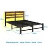 120x200 Bed Frame with LED Lighting and USB Charging Station, Metal Bed Frame Without Mattress, with Storage Under the Bed
