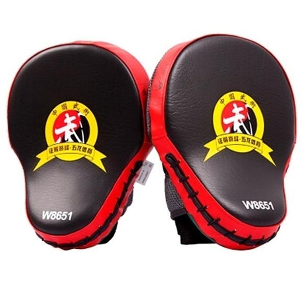 Fashion Hand Target MMA Focus Punch Pad Boxing Training Gloves Mitts Karate Muay Thai Kick Fighting LS