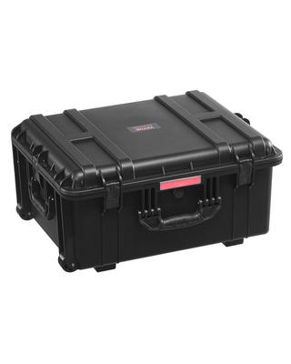 3.5 Cu.ft Weatherproof Hard Case, Waterproof Hard Case with Rolling Wheels & Retractable Pull Handle