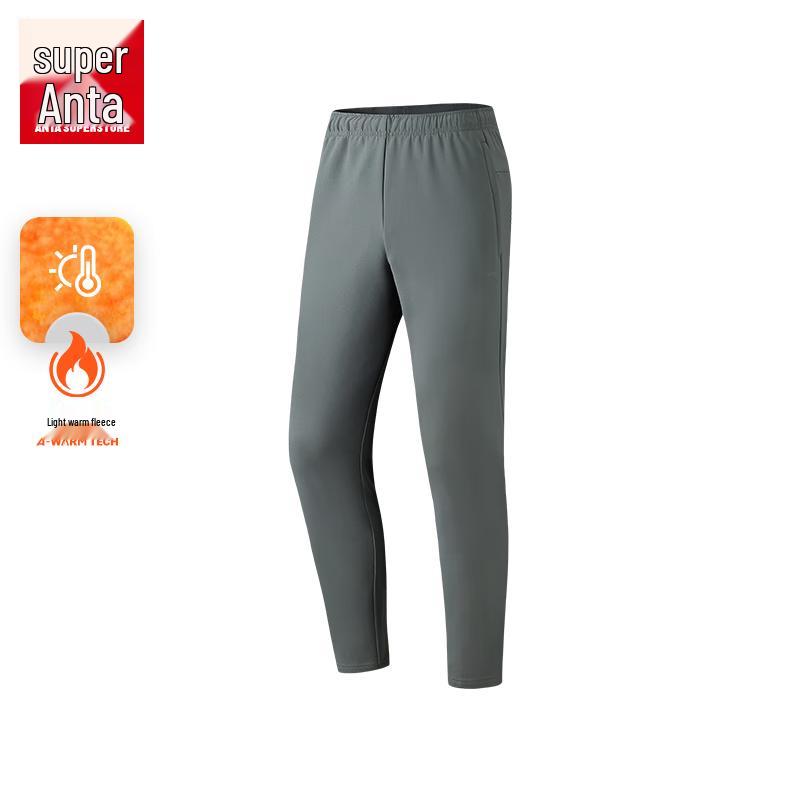 Anta Men s Fleece-Lined Water-Repellent Training Pants L