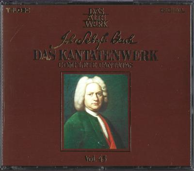 CD BACH; HARNONCOURT - Complete Cantatas 45  2441942 TELDEC Germany Classical Used