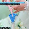 TRICHTOX Funnel Folding Funnel Filling Aid Foldable Blue [2 Pieces]