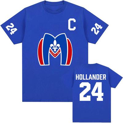 Shane Hollander 24 Montreal Metros Tee TV Heated Rivalry Graphic Print T-shirt Cotton Loose Women/Men Tshirts Print Clothing