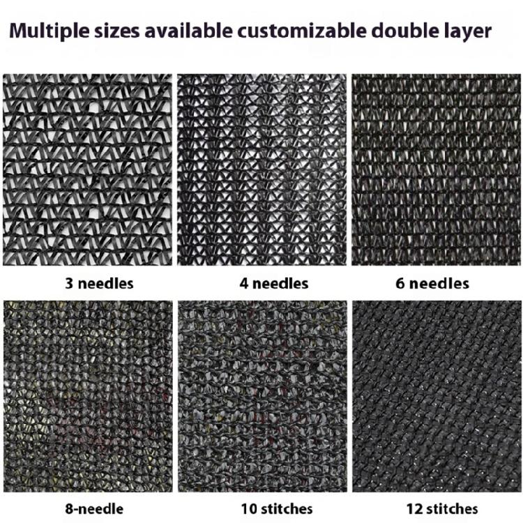 Thick Black Shade Cloth Reinforced Corner Shade Cloth Sun Blockage 2x6 Meters Sunshade For Plant Shelter Needs