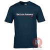 British Airways Klassisches Logo T-Shirt Brandneu Crew Fluggesellschaft Flug Ba Flughafen