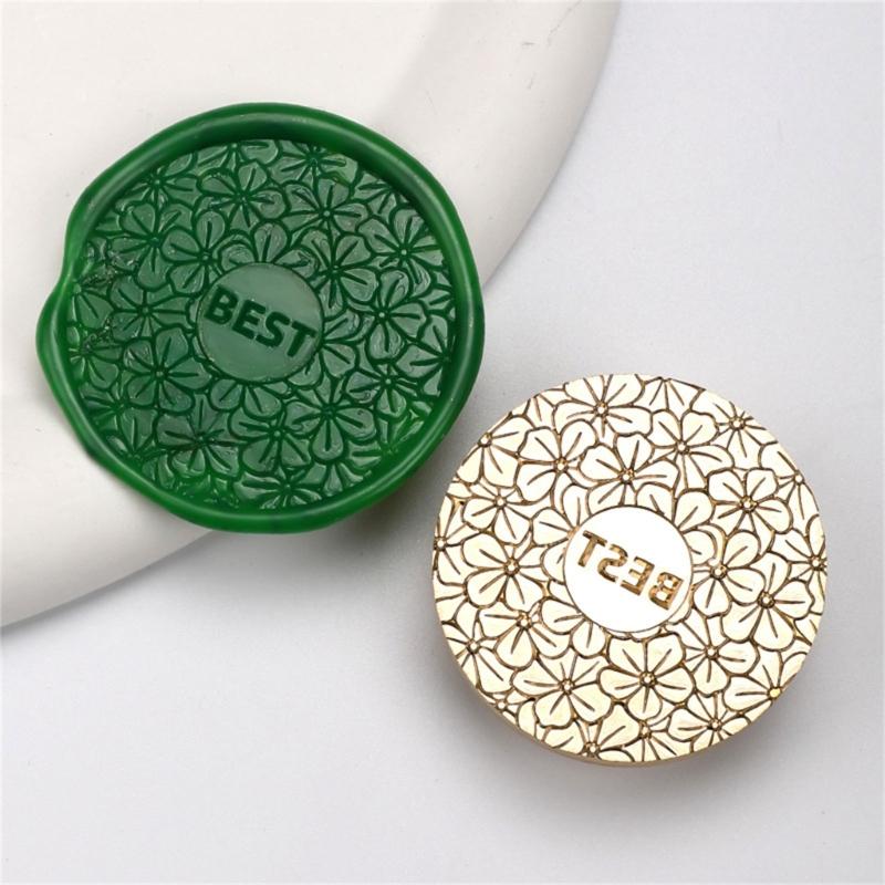 Vintage Seal Stamp Head Replacement, Embossed Sealing Stamp Head for Seal Envelope, Invitations Scrapbooking Decoration