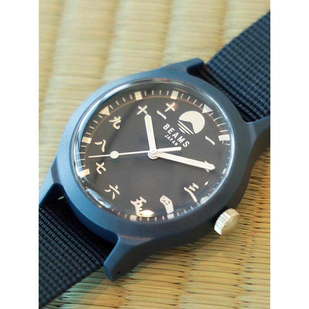 Beams Japan BJ Roman Numeral Watch Navy SP