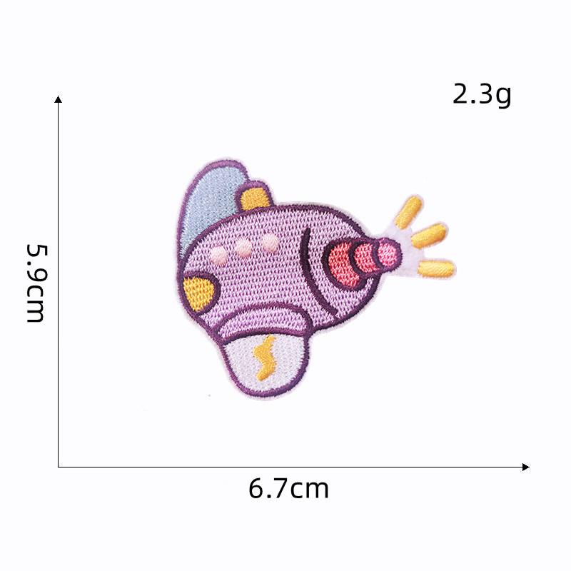 Planet & Astronaut Embroidery Stickers - Cartoon Self-Adhesive Clothing Patches