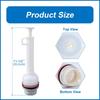 High Efficiency Water Saving Flush Valves Toilet Replacement Valves Repair Kits for Most Trip Levers 11-1/2Inch Length